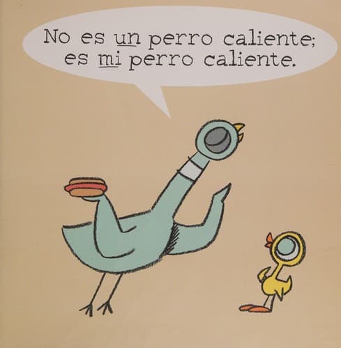 !La paloma encuentra un perro caliente!