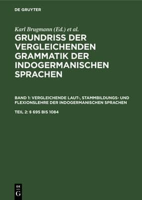  : Aus : Grundriss der vergleichenden Grammatik der indogermanischen Sprachen