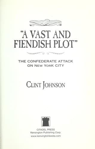 "A vast and fiendish plot"